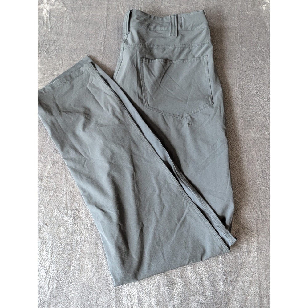 Zoic Mens XL Mountain Bike Pants Grey Adjustable Waist Stretch MTB Trail